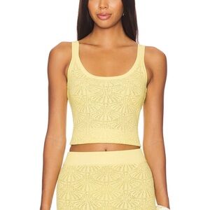 × REVOLVE Josefina Yellow Top Large